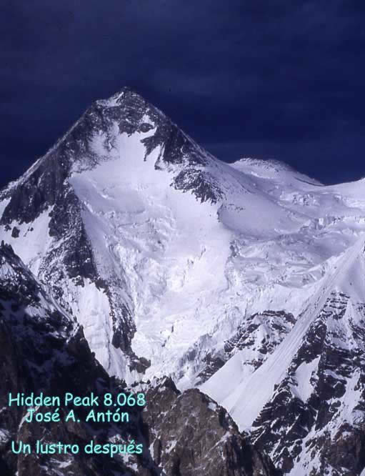 Hidden Peak 8.068 José Antón, un lustro después